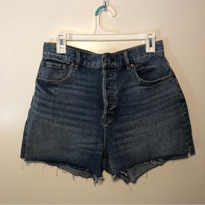 dark wash shorts